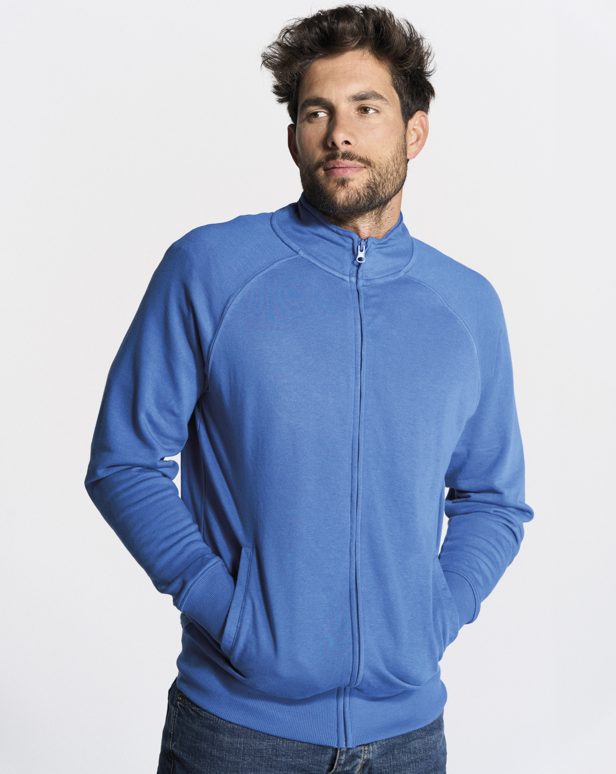 FULL ZIP FRENCH TERRY SWEATSHIRT